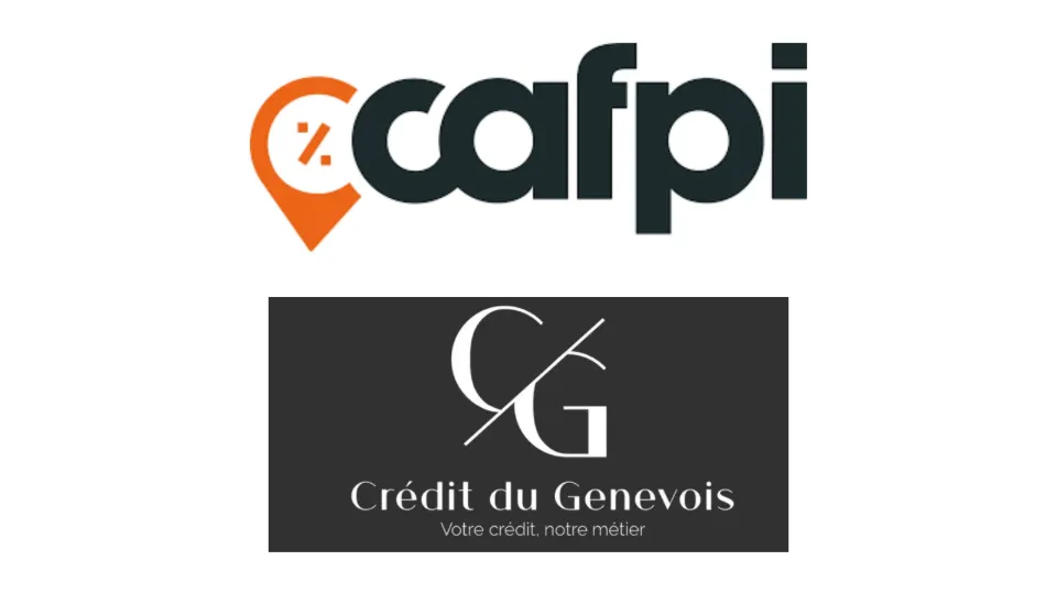 Logos CAFPI et Crédit Genevois