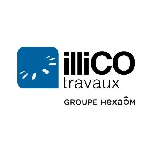 Logo Illico Travaux, groupe Hexaom